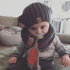 Kopen 🛒 BeaniePlanet Beanie Set Grijs - Kind - Muts En Colsjaal - Unisex Tot 10 Jaar ⌛ -Bergstein Shop 550x550 535