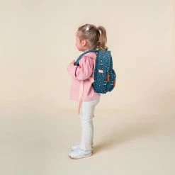 Beste deal 😉 Kidzroom Attitude - Rugzak - 2 T/m 6 Jaar - Blauw - Panterprint 👍 -Bergstein Shop 550x550 89