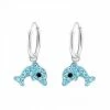 Goedkoop 🔥 WeLoveSilver Oorbellen Meisje Zilver | Zilveren Oorringen, Dolfijn Met Kristallen ✨
