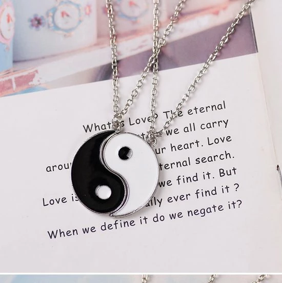 Nieuw ⭐ Bixorp Friends BFF Ketting Voor 2 Met Yin Yang In Twee Helften - Vriendschapsketting Meisjes - Best Friends Ketting Vriendschap Cadeau Voor Twee 😀 8 Nieuw ⭐ Bixorp Friends BFF Ketting Voor 2 Met Yin Yang In Twee Helften - Vriendschapsketting Meisjes - Best Friends Ketting Vriendschap Cadeau Voor Twee 😀 - Afbeelding 8