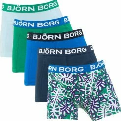 Promo ⌛ Björn Borg Jongens Core 5P Basic Leaf Multi - 170/176 ⌛