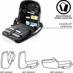 Nieuw 💯 XD Design Bobby Compact - Anti-Diefstal Rugzak 11 Liter - Geel 👍 -Bergstein Shop 550x554 3