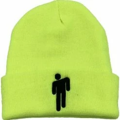 Goedkoopste 🌟 Merkloos Billie Eilish Dames Muts - Neon Geel 🛒