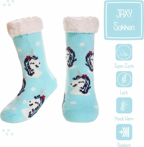 Begroting 🤩 JAXY - Huissokken Kinderen - Verwarmde Sokken - Anti Slip Sokken - Huissokken - Bedsokken - Warme Sokken - Kerstcadeau Voor Kinderen - Thermosokken - Dikke Sokken - Fluffy Sokken - Kerstsokken - Maat 28-31 - Unicorns Blauw ✔️ 3 Begroting 🤩 JAXY - Huissokken Kinderen - Verwarmde Sokken - Anti Slip Sokken - Huissokken - Bedsokken - Warme Sokken - Kerstcadeau Voor Kinderen - Thermosokken - Dikke Sokken - Fluffy Sokken - Kerstsokken - Maat 28-31 - Unicorns Blauw ✔️ - Afbeelding 3
