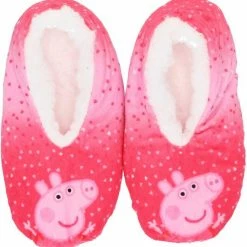 Nieuw 🤩 Hasbro PEPPA PIG PANTOFFELS - SLOFFEN PEPPA BIG - MAAT 23/26 - KLEUR ROZE 👏