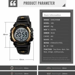 Gloednieuw 🧨 SKMEI Schoencadeautjes Sinterklaas - Sinterklaas Cadeau -Kinderhorloge Jongen- Kinderhorloge Meisje- Kinderhorloge- Digital Kinderhorloge- INCLUSIEF SPEEDCUBE 🌟 -Bergstein Shop 550x563 4