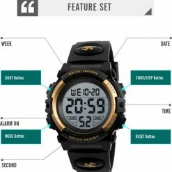 Gloednieuw 🧨 SKMEI Schoencadeautjes Sinterklaas - Sinterklaas Cadeau -Kinderhorloge Jongen- Kinderhorloge Meisje- Kinderhorloge- Digital Kinderhorloge- INCLUSIEF SPEEDCUBE 🌟 -Bergstein Shop 550x566 4