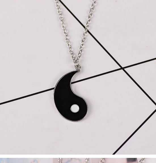 Nieuw ⭐ Bixorp Friends BFF Ketting Voor 2 Met Yin Yang In Twee Helften - Vriendschapsketting Meisjes - Best Friends Ketting Vriendschap Cadeau Voor Twee 😀 6 Nieuw ⭐ Bixorp Friends BFF Ketting Voor 2 Met Yin Yang In Twee Helften - Vriendschapsketting Meisjes - Best Friends Ketting Vriendschap Cadeau Voor Twee 😀 - Afbeelding 6