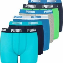 Hete verkoop ⭐ PUMA BOYS BASIC BOXER 6P ECOM Jongens Onderbroek - Maat 170-176 🛒