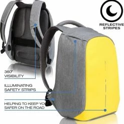 Nieuw 💯 XD Design Bobby Compact - Anti-Diefstal Rugzak 11 Liter - Geel 👍 -Bergstein Shop 550x583 1
