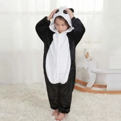 Hete verkoop 😀 Merkloos Onesie Panda - Maat 134/140 - Verkleedkleren - Kostuum - Carnaval - Jumpsuit - Pyjama - Kerst 🎉