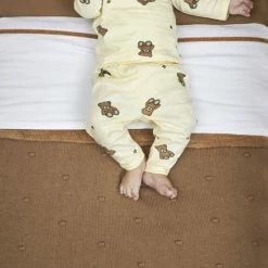 Goedkoop ✨ Meyco Teddy Bear Baby Pyjama - 2-pack - Soft Yellow - 74/80 🛒 -Bergstein Shop 550x602 2