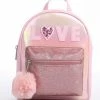 Goedkoopste ✨ Davici Davinci Biddemi Mini Rugzak Voor Meisjes. Roze - Basisschool - Kleuterschool - Kinderdagverblijf - Peuters - Kleuters - LOVE- Glimmend - Glitter - Rugzak - Schooltas ⭐