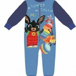 Goedkoop 🥰 BING Fleece Onesie - Blauw - Bing Bunny Onesies / Huispak / Pyjama Maat 104 😀