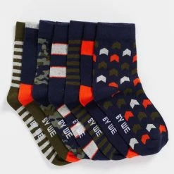 Goedkoop โจ WE Fashion Jongens Sokken, 7-pack - Maat 39-42 ๐