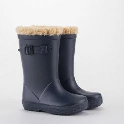 Aanbiedingen 🛒 Igor - Regenlaarzen Voor Kinderen - Splash Euri Borreguito - Marineblauw - Maat 23EU 🥰 -Bergstein Shop 550x654 2