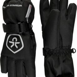 Hete verkoop 🔥 Color Kids - Waterdichte Handschoenen Voor Kinderen - Zwart - Maat Onesize (4-6yrs) 🌟