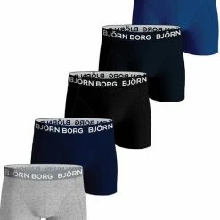 Korting 🎉 Björn Borg Boxershort Core - Onderbroeken - 5 Stuks - Jongens - Maat 158-164 - Zwart, Blauw & Grijs 🔥 -Bergstein Shop 550x662 5