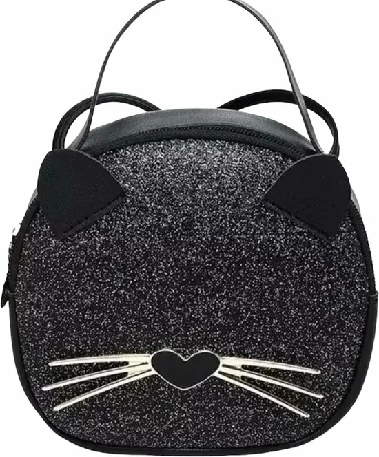 Gloednieuw π Fabs World Klein Handtasje Kat Met Zwarte Glitters π 4 Gloednieuw π Fabs World Klein Handtasje Kat Met Zwarte Glitters π - Afbeelding 4