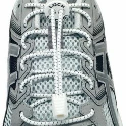 Goedkoopste 🔥 Lock Laces Wit - Elastische Schoenveters - Hardlopen 😍