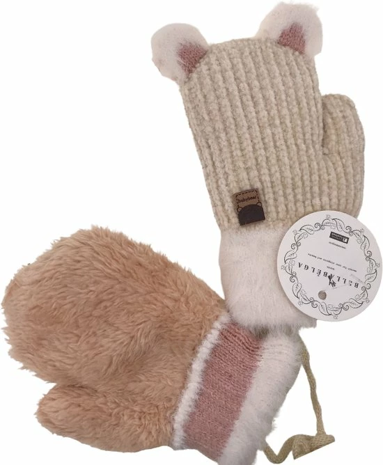 Uitgang β Wanten Voor Kinderen (tot 3 J.) PETIT OURSON - BabyBear Van BellaBelga - Beige. 𧨠1 Uitgang β Wanten Voor Kinderen (tot 3 J.) PETIT OURSON - BabyBear Van BellaBelga - Beige. π§¨