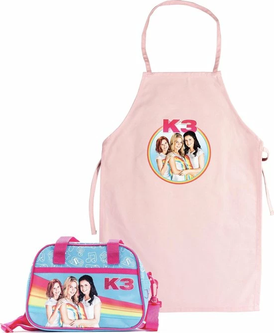 Beste deal π K3 - Studio100 K3-set Met K3 Tasje En Schort π 1 Beste deal π K3 - Studio100 K3-set Met K3 Tasje En Schort π
