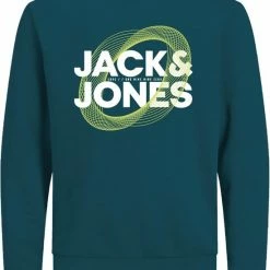 Beste deal 🔥 JACK & JONES JUNIOR JACK&JONES JUNIOR JCOLUCA SWEAT CREW NECK FST JNR Jongens Trui - Maat 164 👏