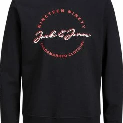 Beste Verkoop 🌟 JACK & JONES JUNIOR Stamp Sweat Trui Jongens - Maat 152 🔔