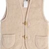 Aanbiedingen 🔔 Alwero "Bodywarmer Alpen Junior 100% Wol" English Tea - 104/110 ❤️
