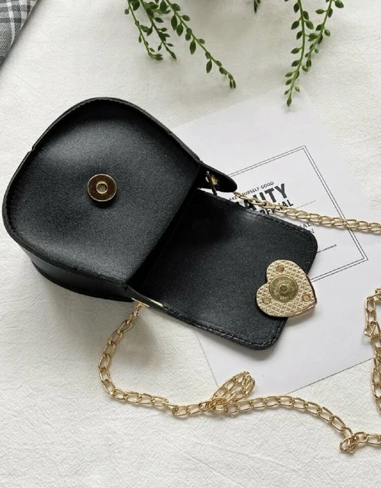 Gloednieuw π Fabs World Klein Handtasje Kat Met Zwarte Glitters π 2 Gloednieuw π Fabs World Klein Handtasje Kat Met Zwarte Glitters π - Afbeelding 2