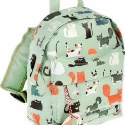 Goedkoop ✔️ Rex London - Mini Rugtas - Peuter Rugzak - 🎒 Backpack - "Nine Lives" - Poezen - Katten 😉