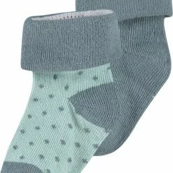 Nieuw 🔔 Noppies - Cadeauset (5delig) - Kledingset - Biologische Katoen - Broek Kirsten Mint Groen - 👕 Shirt Amanda Groen - Muts Marjolein - 2paar Sokken Dot - Maat 62 ❤️ -Bergstein Shop 550x745 1