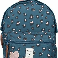 Beste deal 😉 Kidzroom Attitude - Rugzak - 2 T/m 6 Jaar - Blauw - Panterprint 👍