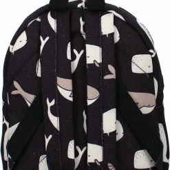 Goedkoopste 🛒 Kidzroom Full Of Wonders Rugzak - 2 T/m 6 Jaar - Zwart - Walvis 👍 -Bergstein Shop 550x767 2