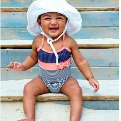 Groothandel 👍 Prénatal Badpak Meisjes - Zwemkleding - Badpak Baby - Blauw Met Roze - Maat 98/104 👍 -Bergstein Shop 550x772 10