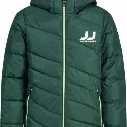 Nieuw ⭐ JACK & JONES JUNIOR JACK&JONES JUNIOR JJBOBBY PUFFER JACKET JNR Heren Jas - Maat 152 ✔️