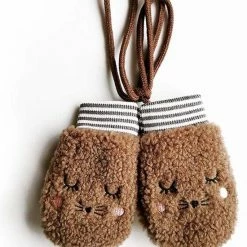 Beste Verkoop 💯 Cutiesz Handschoenen Kinderen | Kinderhandschoenen | Wanten Kind | Leeftijd: Ca. 1 – 3 Jaar | Bruin 🔥