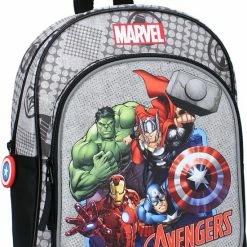 Gloednieuw ✨ Avengers Safety Shield Rugzak - Grijs - Superhelden 🎁