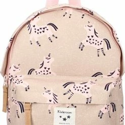 Coupon 🥰 Kidzroom Stories Rugzak - 2 T/m 6 Jaar - Beige - Unicorn 🎉