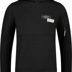 Uitgang 🛒 Ballin Amsterdam - Jongens Slim Fit Hoodie - Zwart - Maat 164 🤩