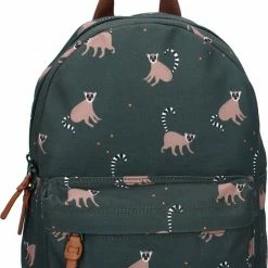 Korting ๐ Kidzroom To The Zoo Rugzak 2 T/m 6 Jaar - Groen - Ringstaartmaki โจ