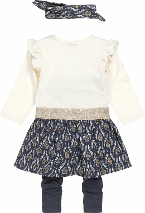 Kopen π Dirkje Meisjes Kledingsetje 3st Jurk + Legging+haarband π 2 Kopen π Dirkje Meisjes Kledingsetje 3st Jurk + Legging+haarband π - Afbeelding 2