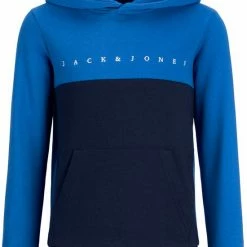 Beste deal 🧨 JACK & JONES JUNIOR JACK&JONES JUNIOR JORCOPENHAGEN BLOCKING SWEAT HOOD BF JNR Jongens Trui - Maat 176 🛒