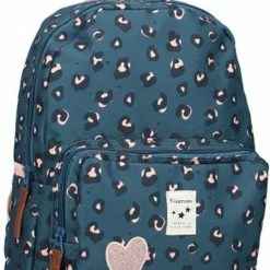 Beste deal 😉 Kidzroom Attitude - Rugzak - 2 T/m 6 Jaar - Blauw - Panterprint 👍 -Bergstein Shop 550x811 1