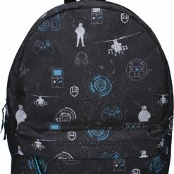 Beste deal 🤩 Skooter Game Force - Rugzak - Schooltas Jongen - Zwart - Games 🔔