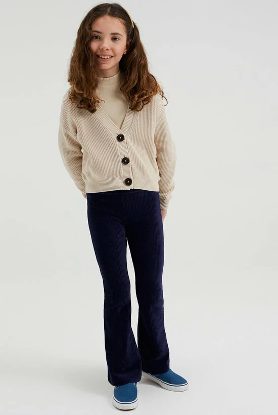 Korting 😉 WE Fashion Meisjes Velvet Flared Legging Van Ribstof - Maat 128 🥰 3 Korting 😉 WE Fashion Meisjes Velvet Flared Legging Van Ribstof - Maat 128 🥰 - Afbeelding 3