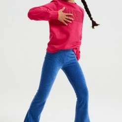 Korting 😀 WE Fashion Meisjes Velvet Flared Legging Van Ribstof - Maat 128 ❤️ -Bergstein Shop 550x825 10