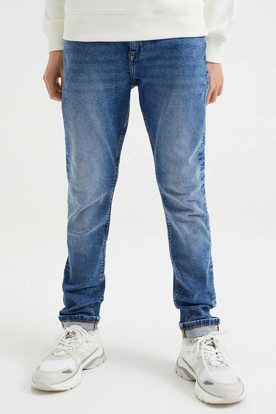 Gloednieuw β WE Fashion Jongens Slim Fit π Jeans Met Stretch - Donkerblauw - Maat 116 β€οΈ 4 Gloednieuw β WE Fashion Jongens Slim Fit π Jeans Met Stretch - Donkerblauw - Maat 116 β€οΈ - Afbeelding 4