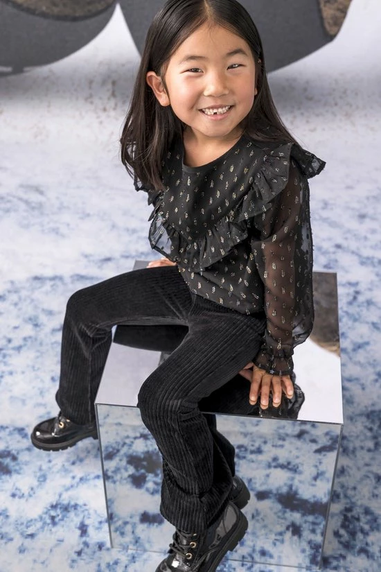 Flash-uitverkoop ๐ WE Fashion Meisjes Velvet Flared Legging Van Ribstof - Maat 128 ๐ 8 Flash-uitverkoop ๐ WE Fashion Meisjes Velvet Flared Legging Van Ribstof - Maat 128 ๐ - Afbeelding 8