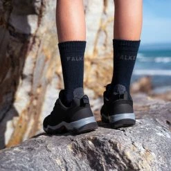 Hete verkoop ⭐ FALKE TK2 Wandelsokken Warm Winter Zacht Thermisch Ademend Anti-blaar Antizweet Zonder Motief Met Elastische Boord Merinowol Blauw Unisex Sportsokken - Maat 23-26 🎉 -Bergstein Shop 550x825 90